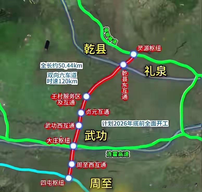 关中又添南北大动脉！乾县‑周至高速征迁推进，预计2028年通车

不少车友都盼着