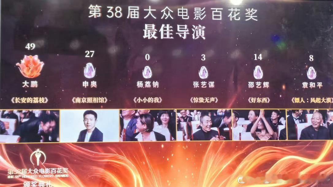 百花有事么，最佳导演给大鹏？他凭什么啊，申奥比他拍的强多了 