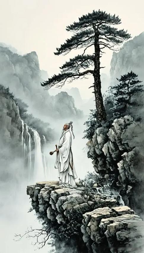《将出宜丰寺留题山房》 
——唐·灵一
池上莲荷不自开，
山中流水偶然来。
若言