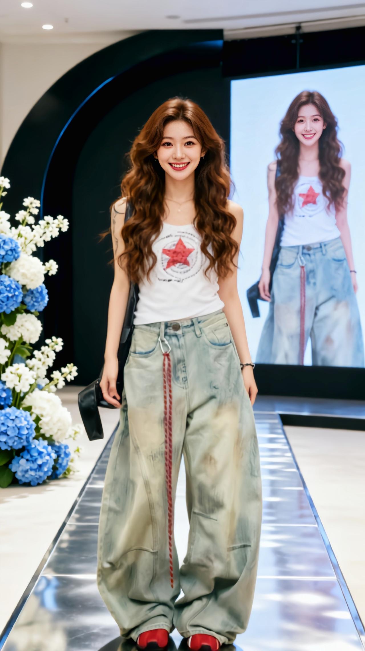 国潮chic 感染力穿搭 我的新衣vava 潮流辣妹风 牛仔元素搭配