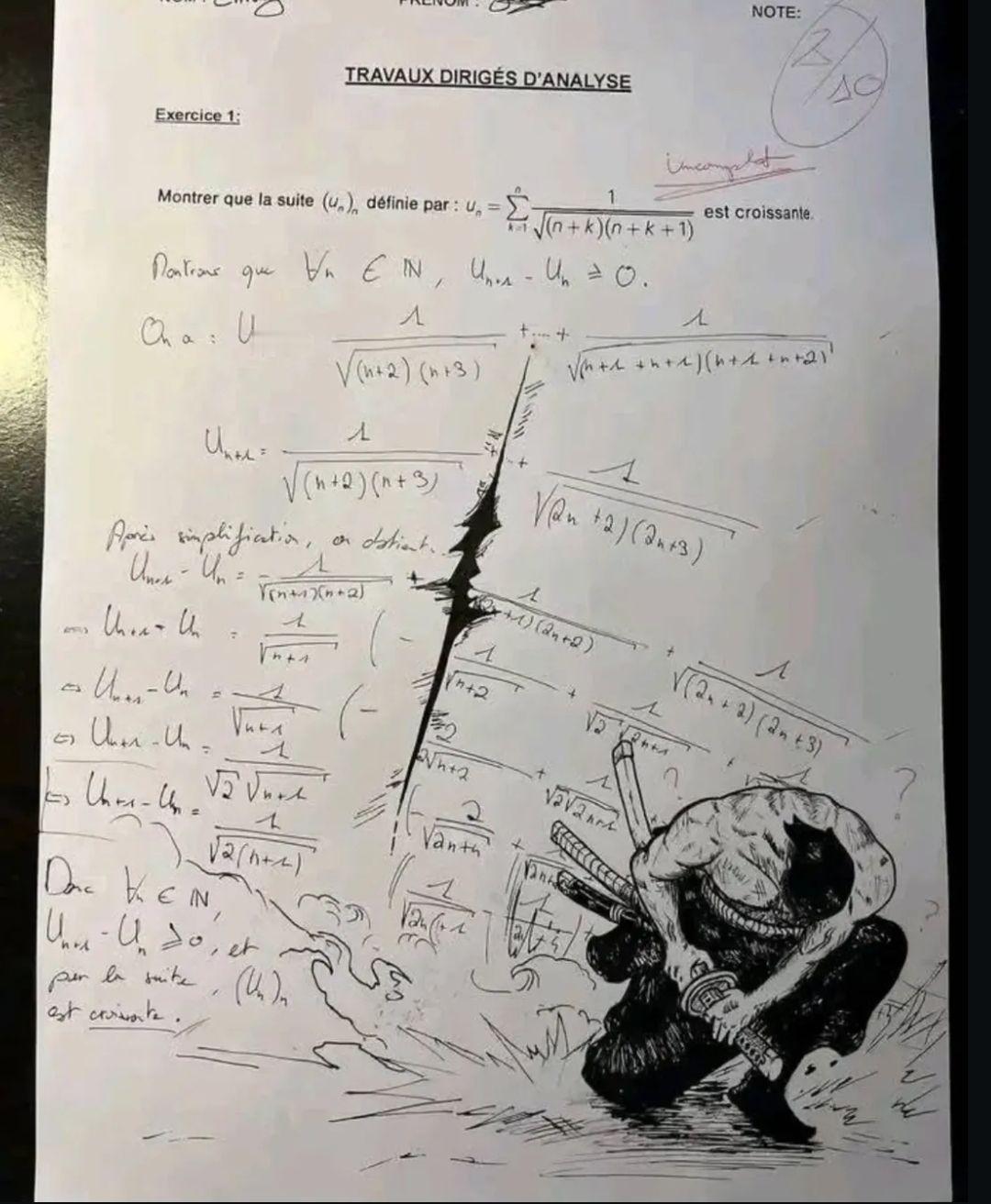海贼王[超话]海贼王 老师这不得打个三百分？ ​​​