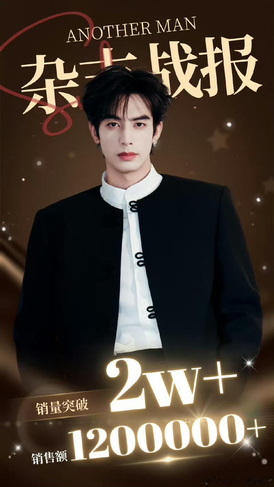 宋威龙杂志销量战报宋威龙杂志战报 宋威龙杂志销量战报 销量破2万，销售额破120