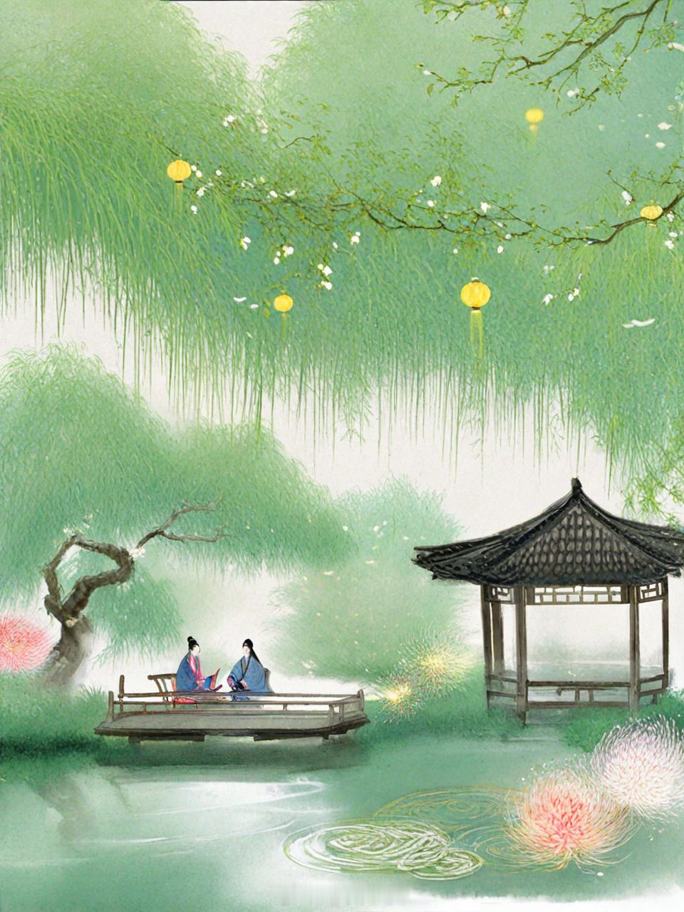 外面是一个极大的世界，秦景的怀抱又是另一方世界。——伊人睽睽《我的侍卫大人》#晚