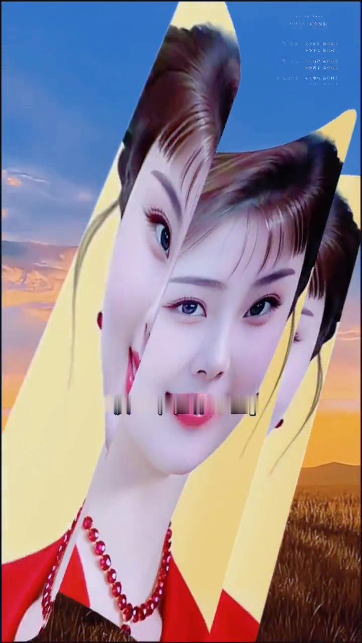《游牧时光》演唱覃诚芳。
我用我自己的流浪换一个在你心里放马的地方，像那游牧的人