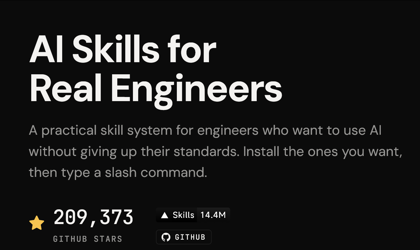 Matt Pocock给他的工程化开发Skill库做了官方说明文档地址：www.