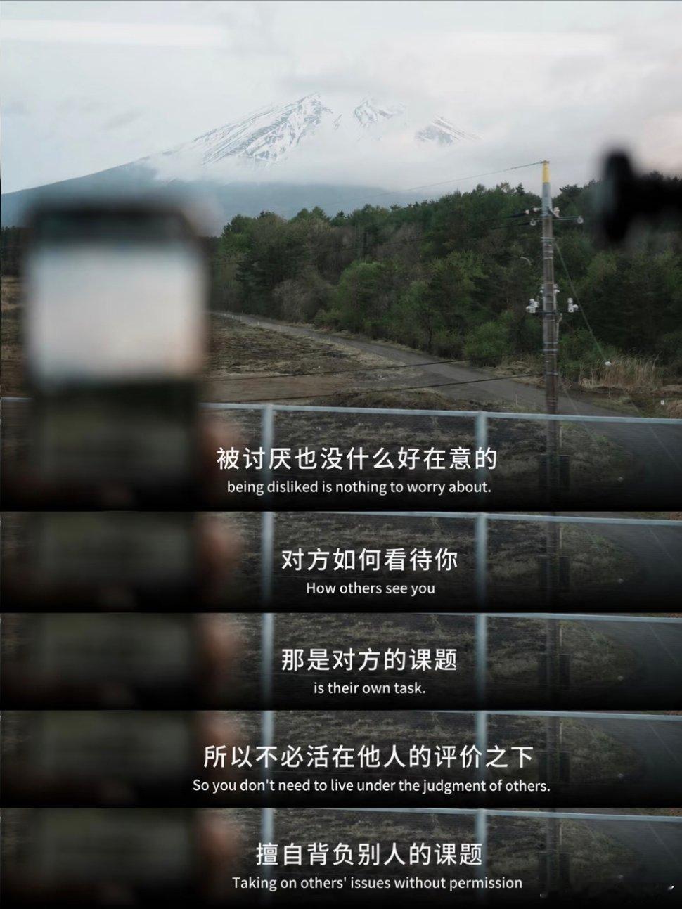 这段话好清醒啊。 