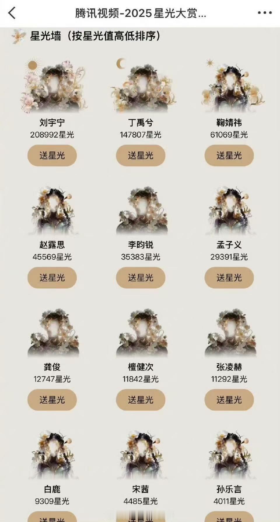 星光大赏星光墙最新战况星光大赏星光墙最新排名 星光大赏星光墙最新战况 