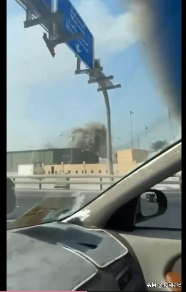 除了巴林的美国海军基地发生连续爆炸，阿联酋的美国空军基地发生爆炸，伊朗还用弹道导