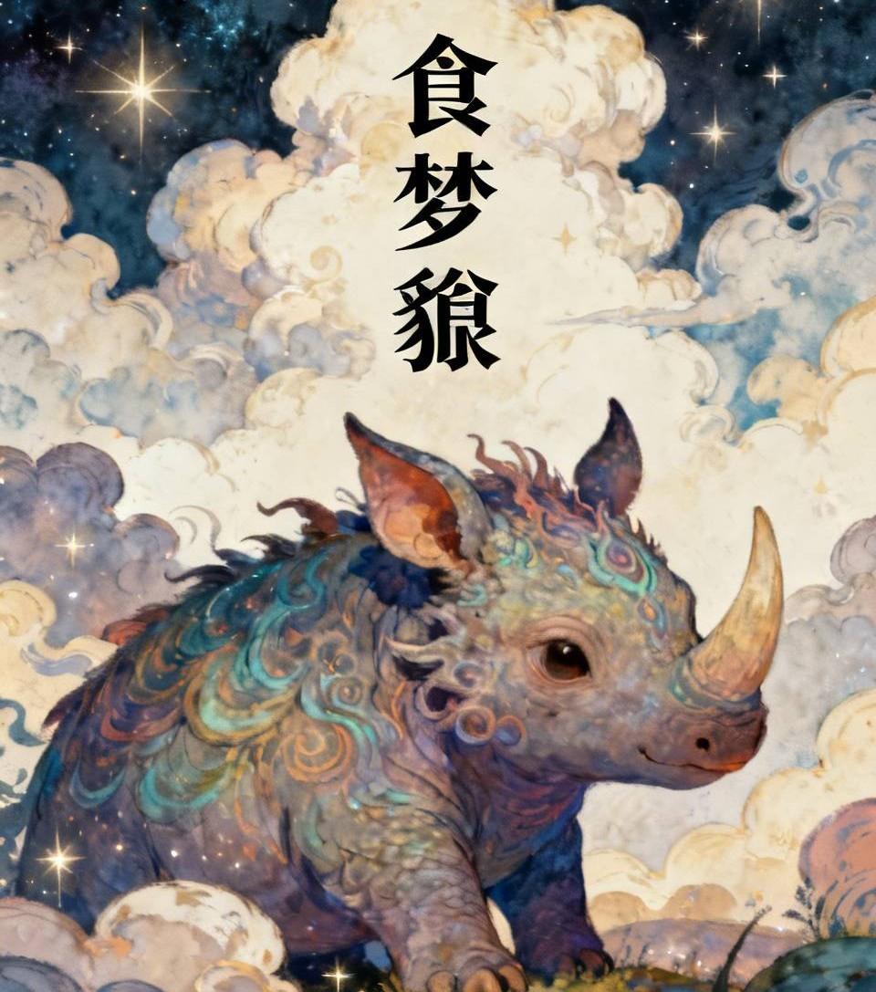 江湖怪谈•荒诞志265《食梦貘》
小镇来一怪客，专食人噩梦。众人趋之若鹜，梦中苦
