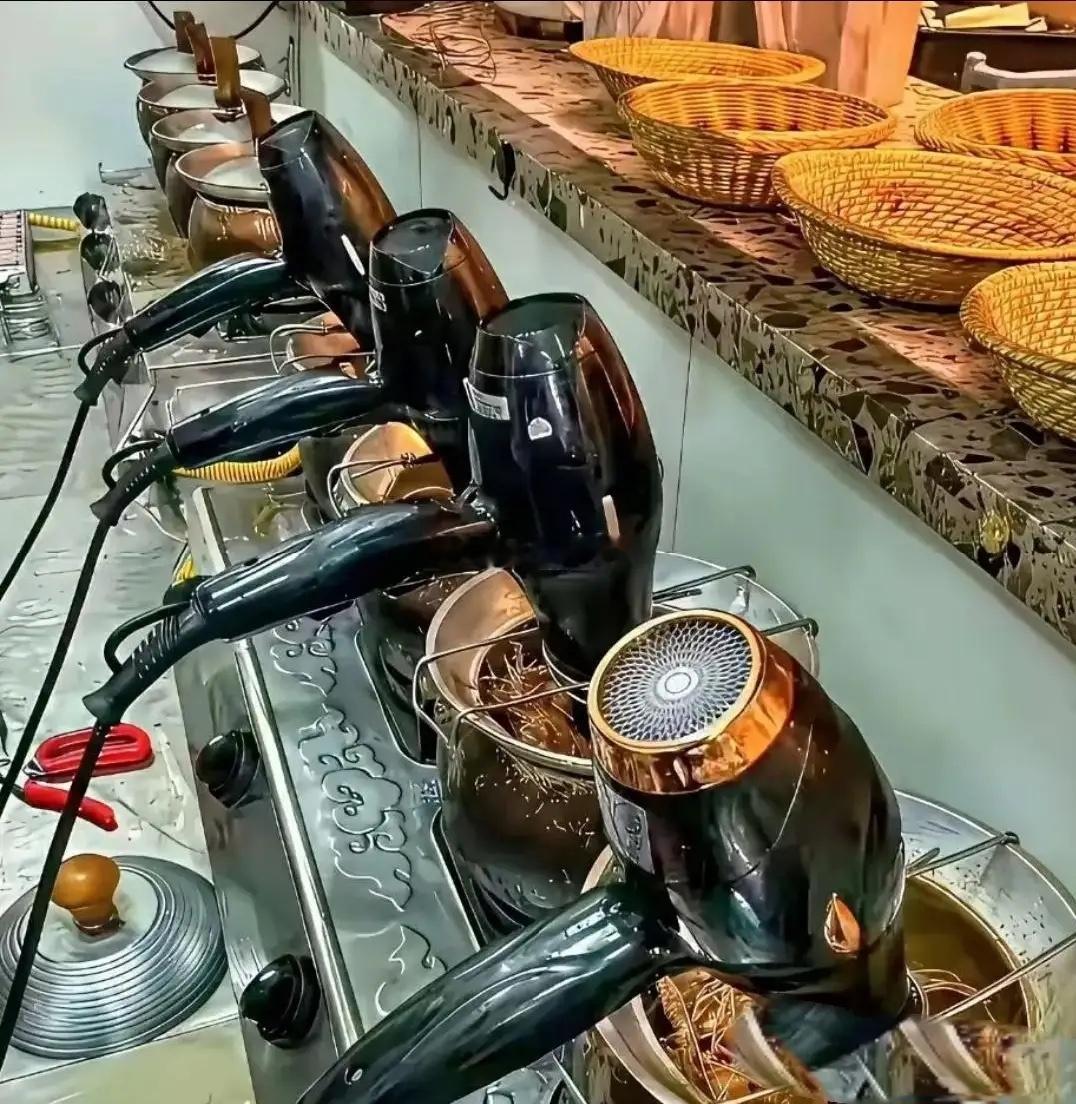 吹风机也是做出来大作用了，到底是哪个大神有这操作啊。 