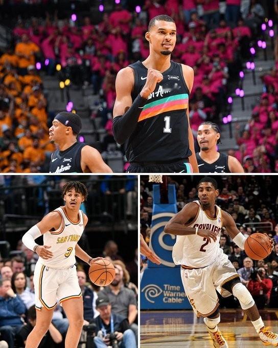 季后赛首秀30分+五记三分：文班亚马、欧文、普尔！

NBA历史上，也就这3个人