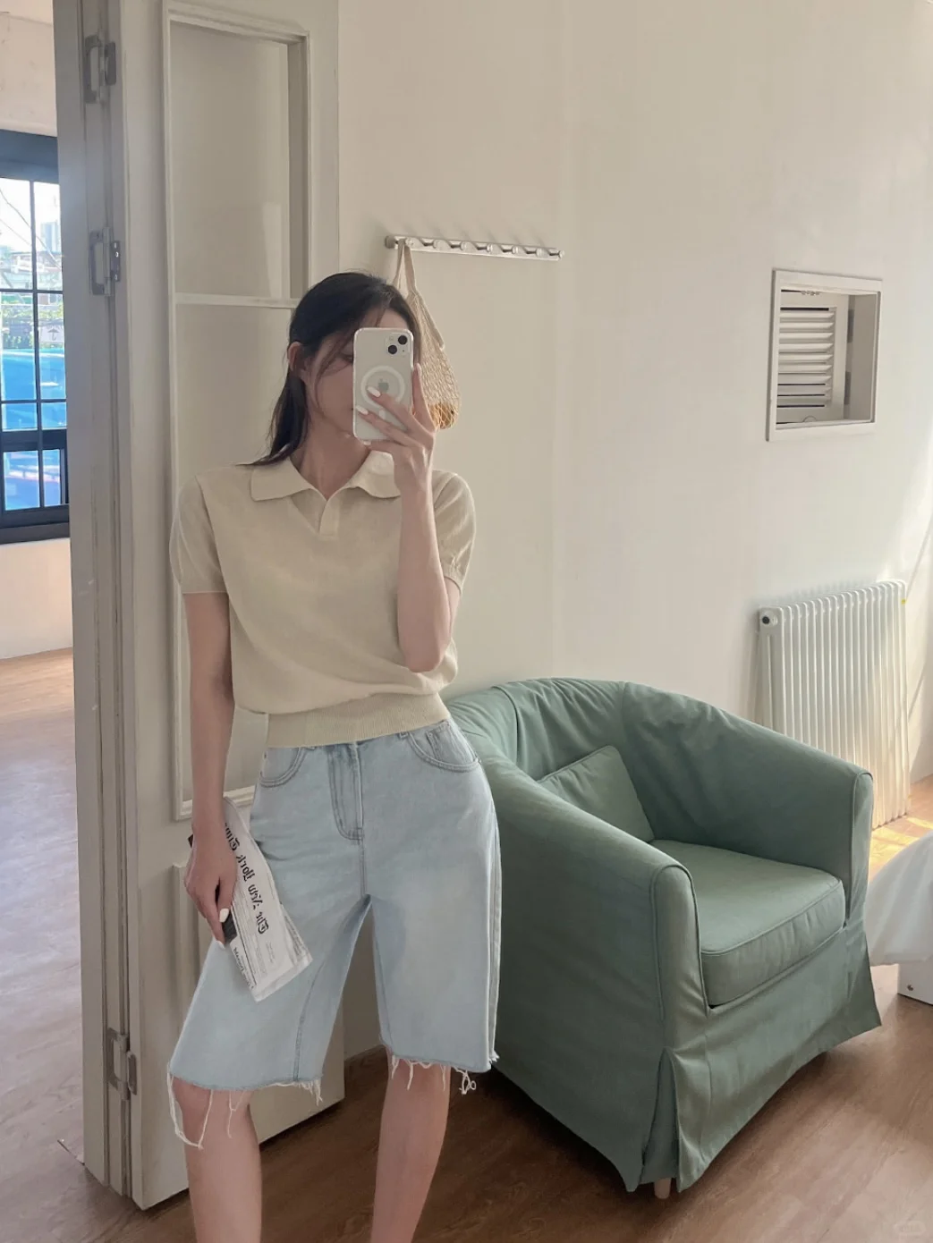 ootd🇰🇷夏日极简休闲穿搭