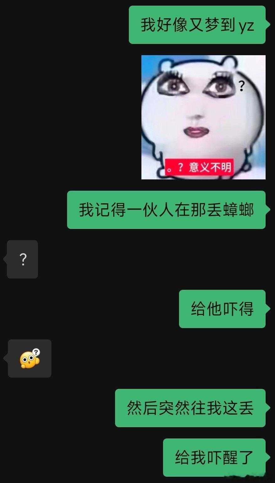 何意味。 