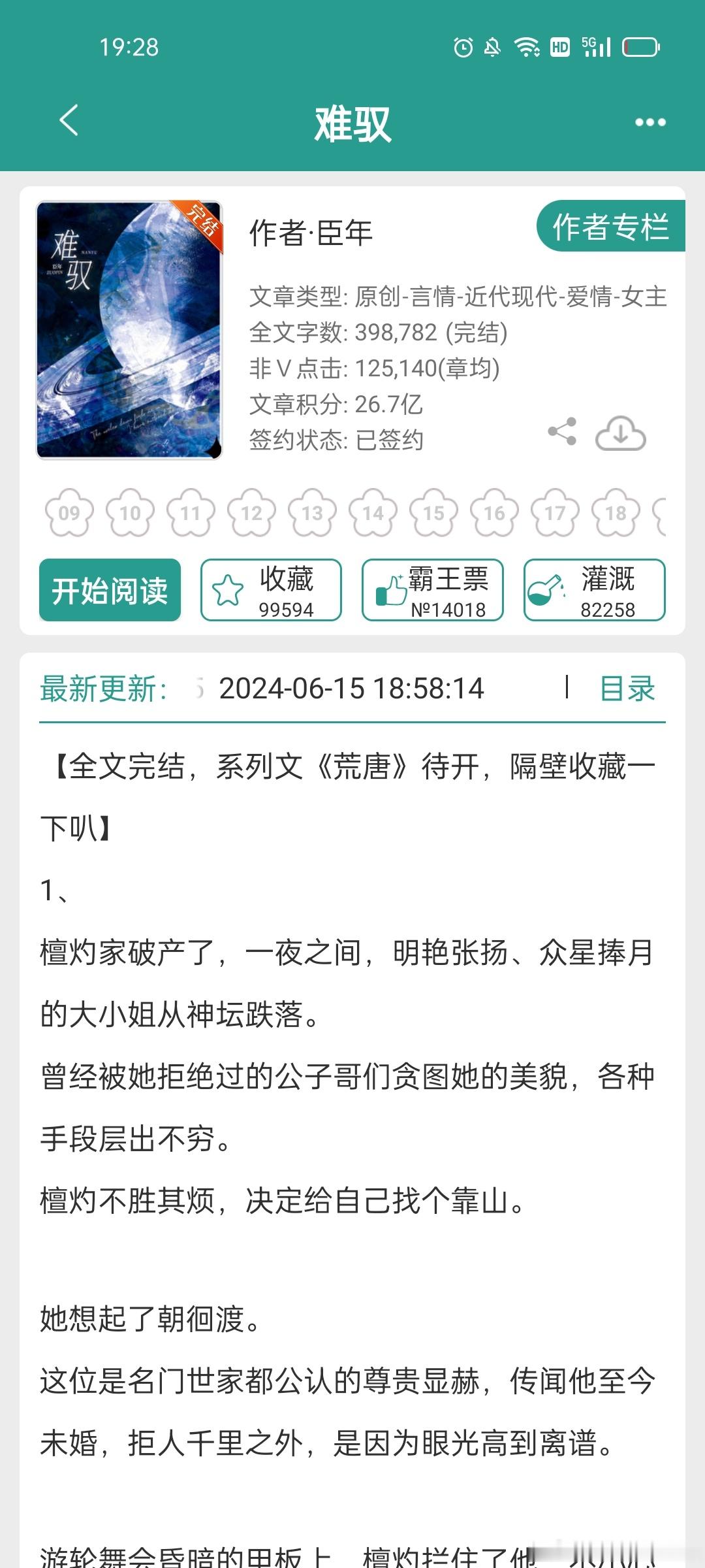 #推文##言情小说推荐# 《难驭》 ​​​