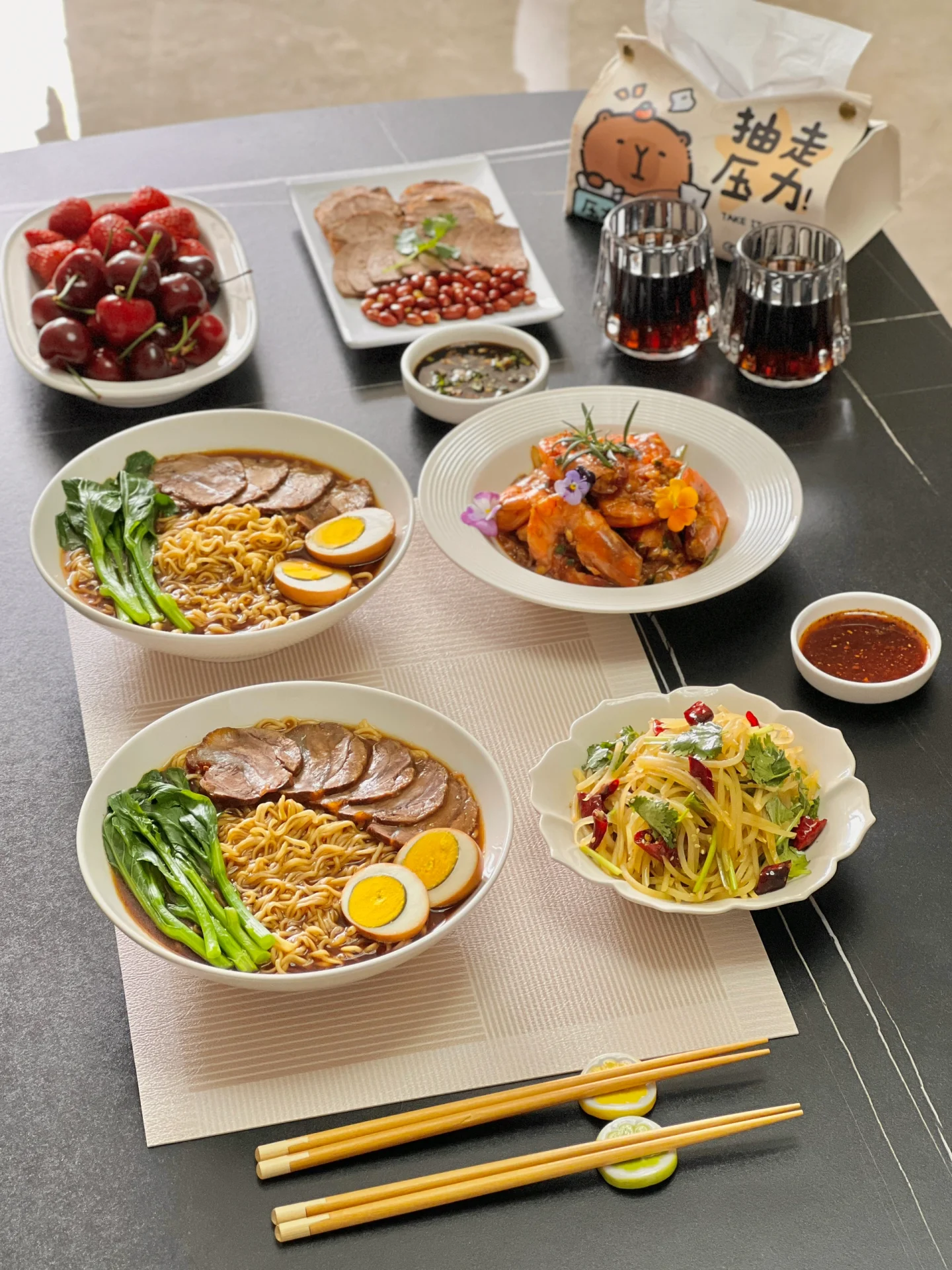 家庭面馆｜酱牛肉方便面