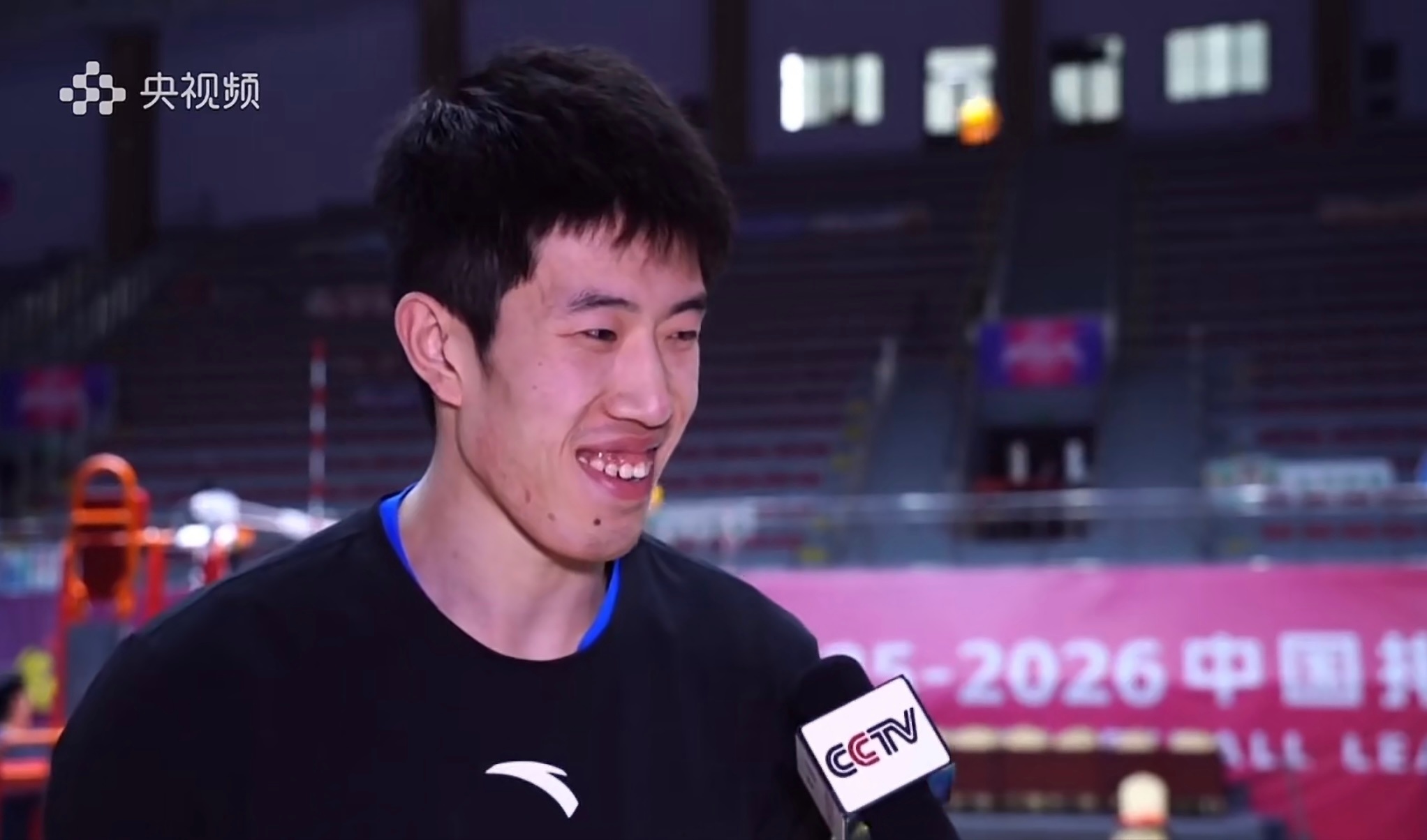 温子华第三局安东较大，被拦了几个了2025-2026中国男排超级联赛