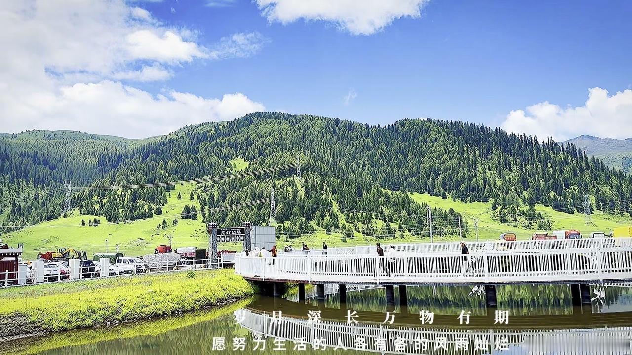 在川西闯入夏天的怀抱，蓝天白云雪山草地，连湖水都透着蔚蓝，西瓜甜、蝉鸣燥，绿色和
