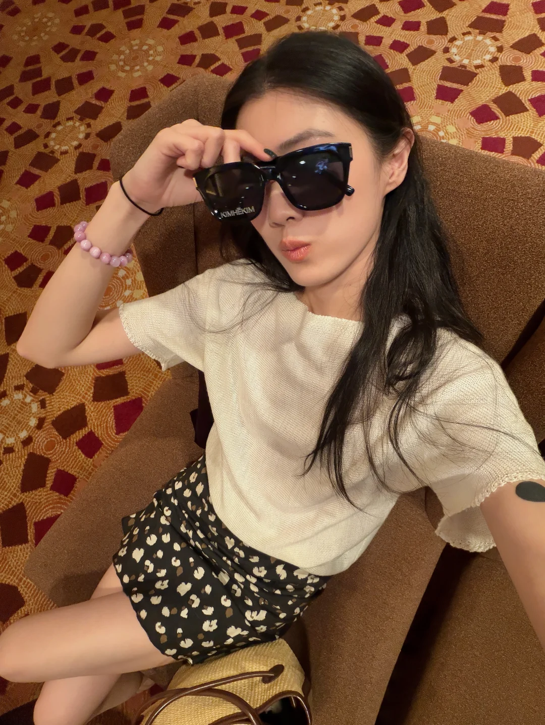 ootd 穿碎花裙儿的一天