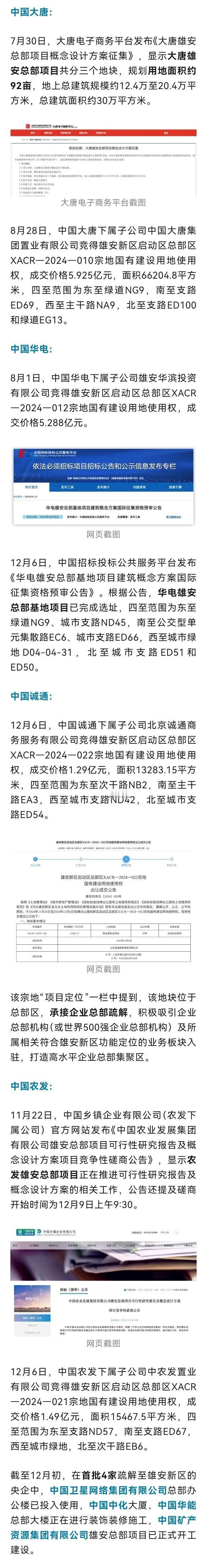 第二批向雄安新区疏解的4家央企确定！已增至8家！

第二批4家疏解央企（按国务院