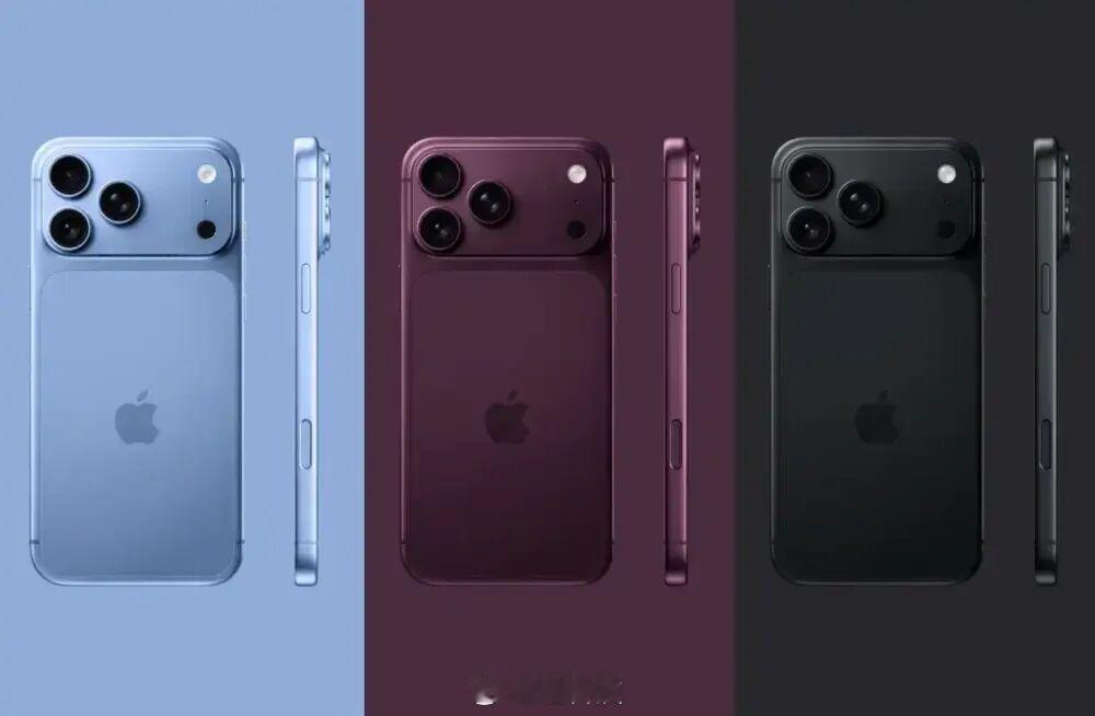 曝iPhone18Pro四款配色 分别是浅蓝色（Pantone 2121）、深樱