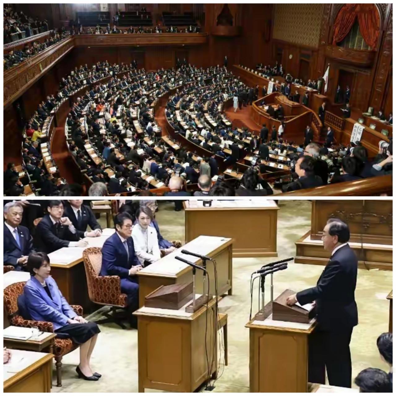 日本国会于26日举行党魁辩论会，“‘台湾有事’可能构成日本‘存亡危机事态’”的言