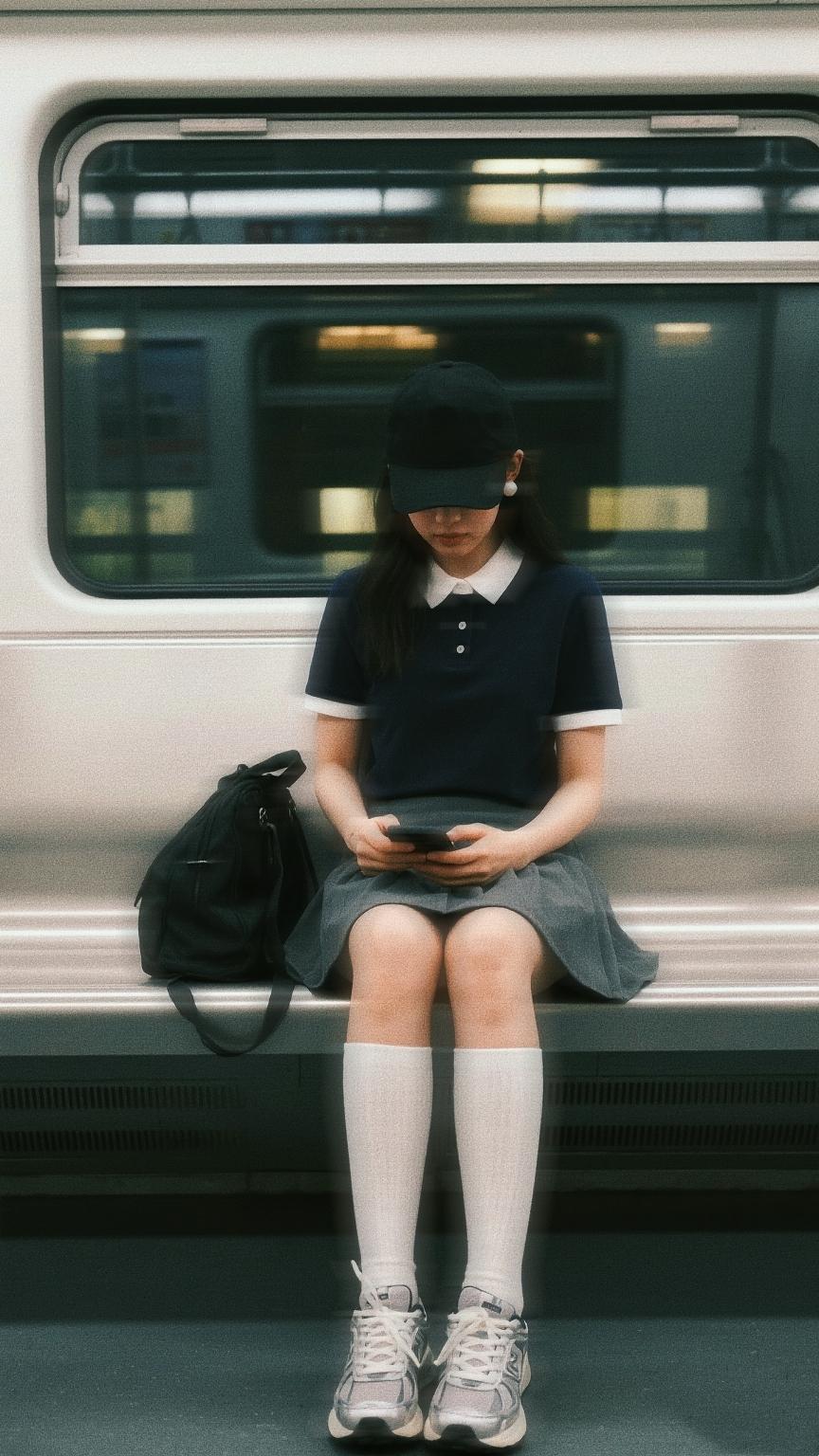 原来 地铁拍照