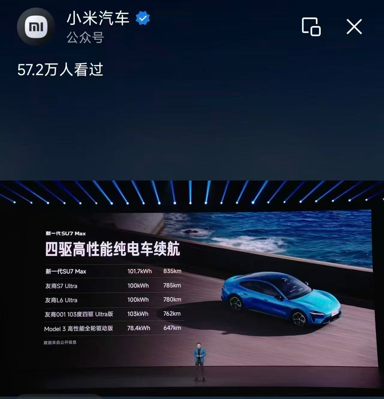 新能源车市场好车不少，可有些偏偏容易被低估，在公布续航对比后，赵长江发布数据并回