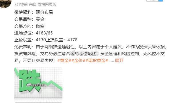 提前布局黄金65位置空单，现价来到55一线，这波摸顶空单稳稳拿下100点利润。震