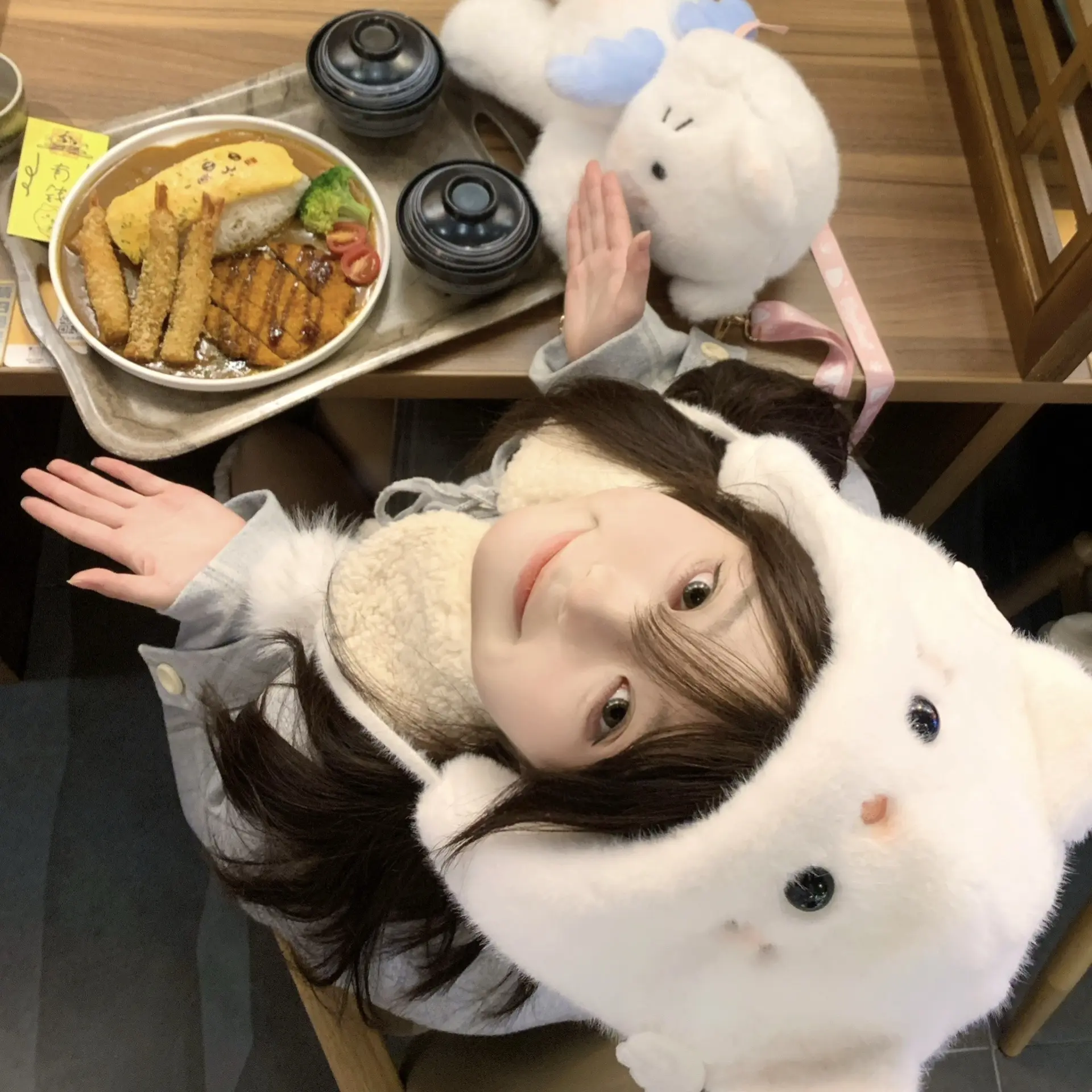 今天吃的什么 过得开不开心呀。看我吃的是吉伊饭哦