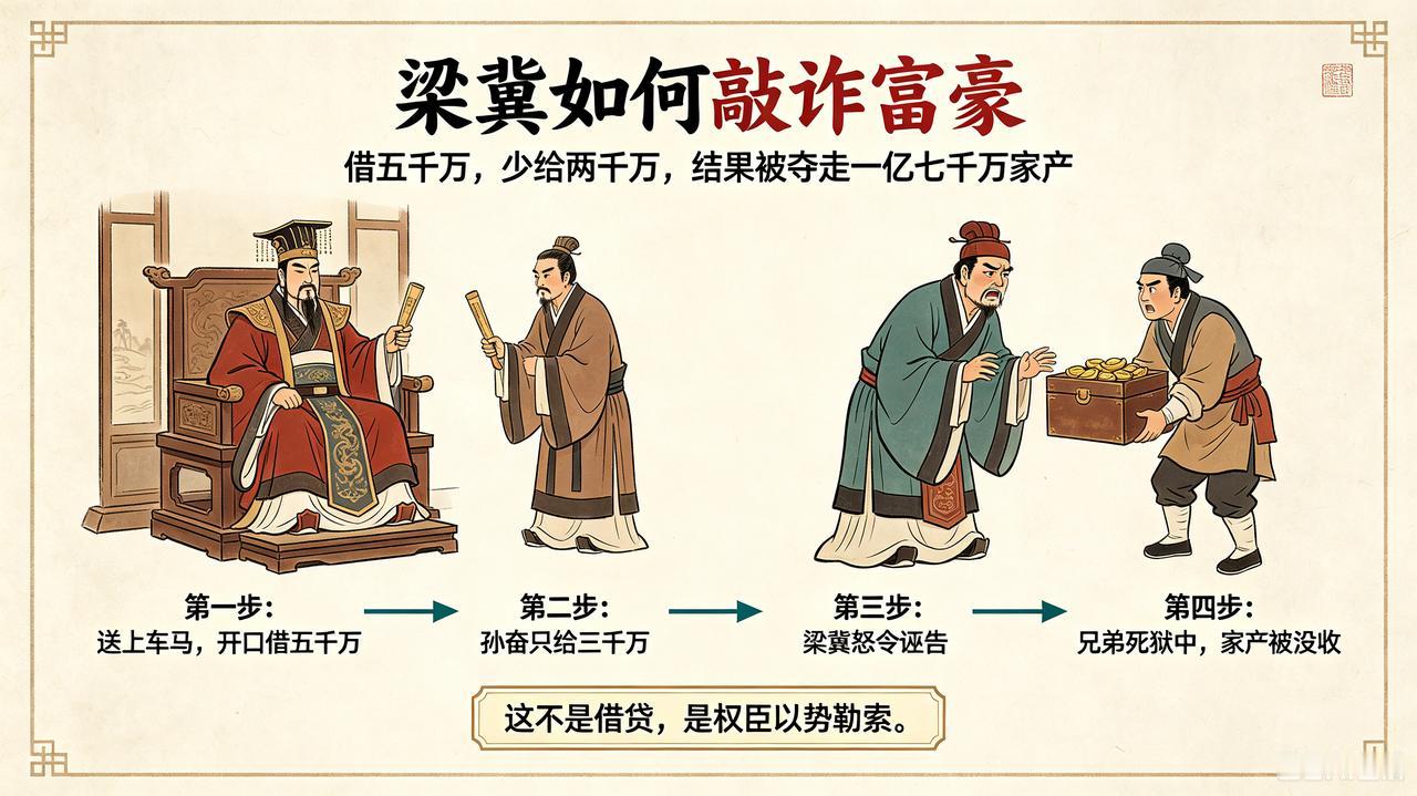 梁冀:       劳资就是敲诈勒索能咋的啦？

公元150年的一天，跋扈将军梁