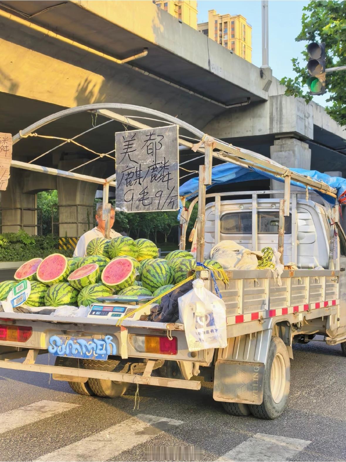 河南西瓜1400斤100元刷到河南西瓜滞销的视频 那种无力感三四毛的西瓜他们卖不