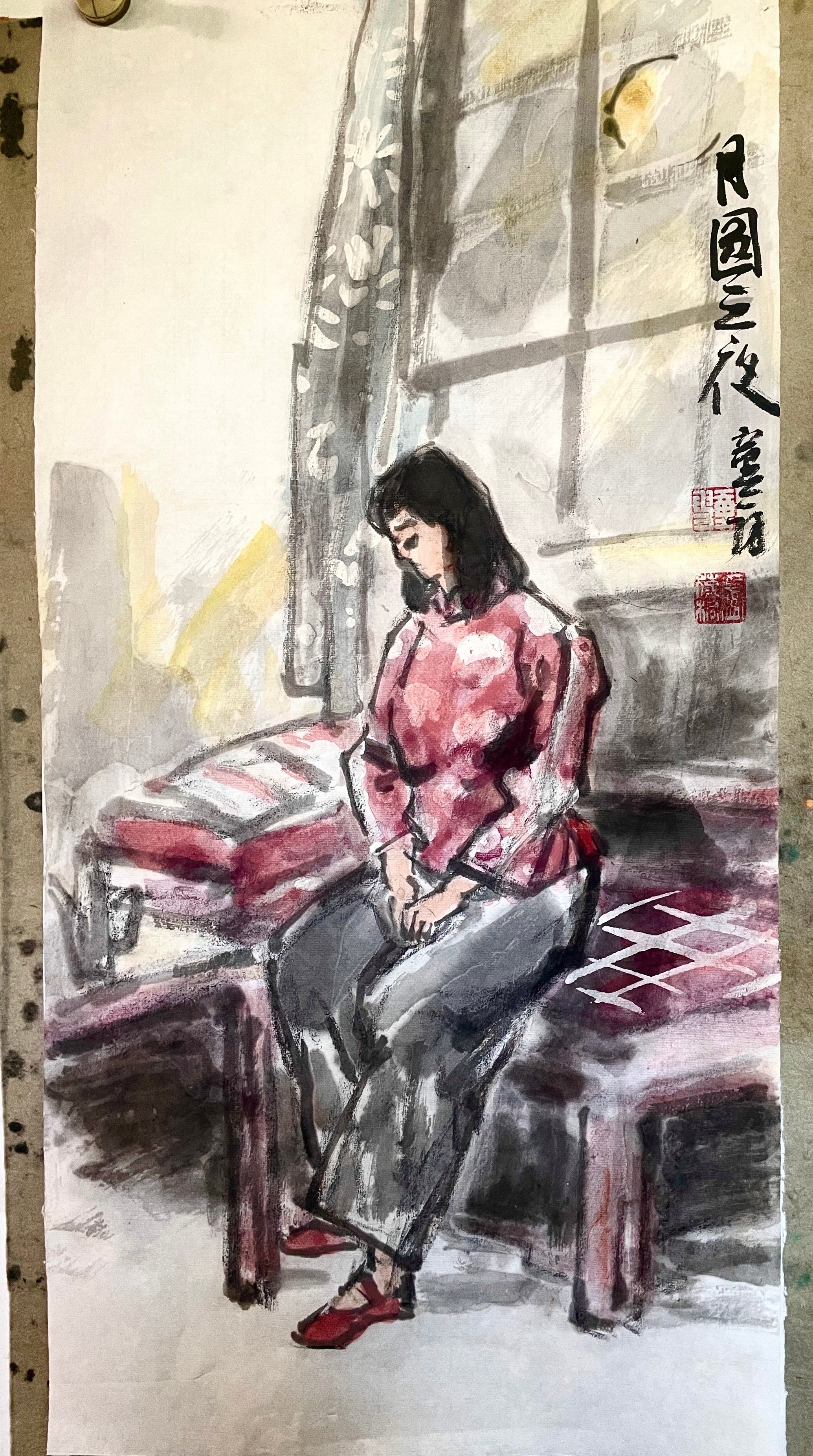 卢氏水墨  月圆之夜 