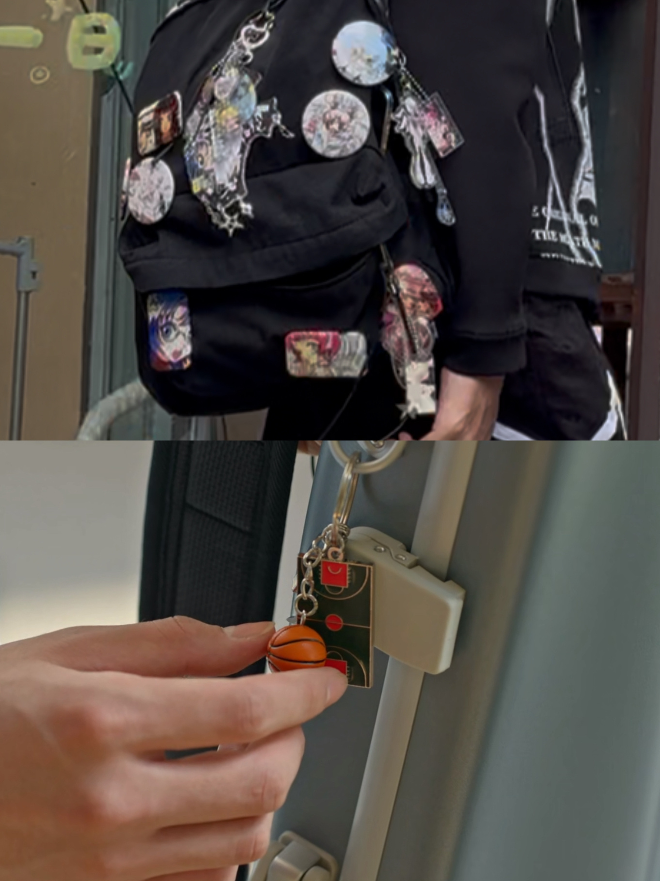 言杰书包挂件温度差 