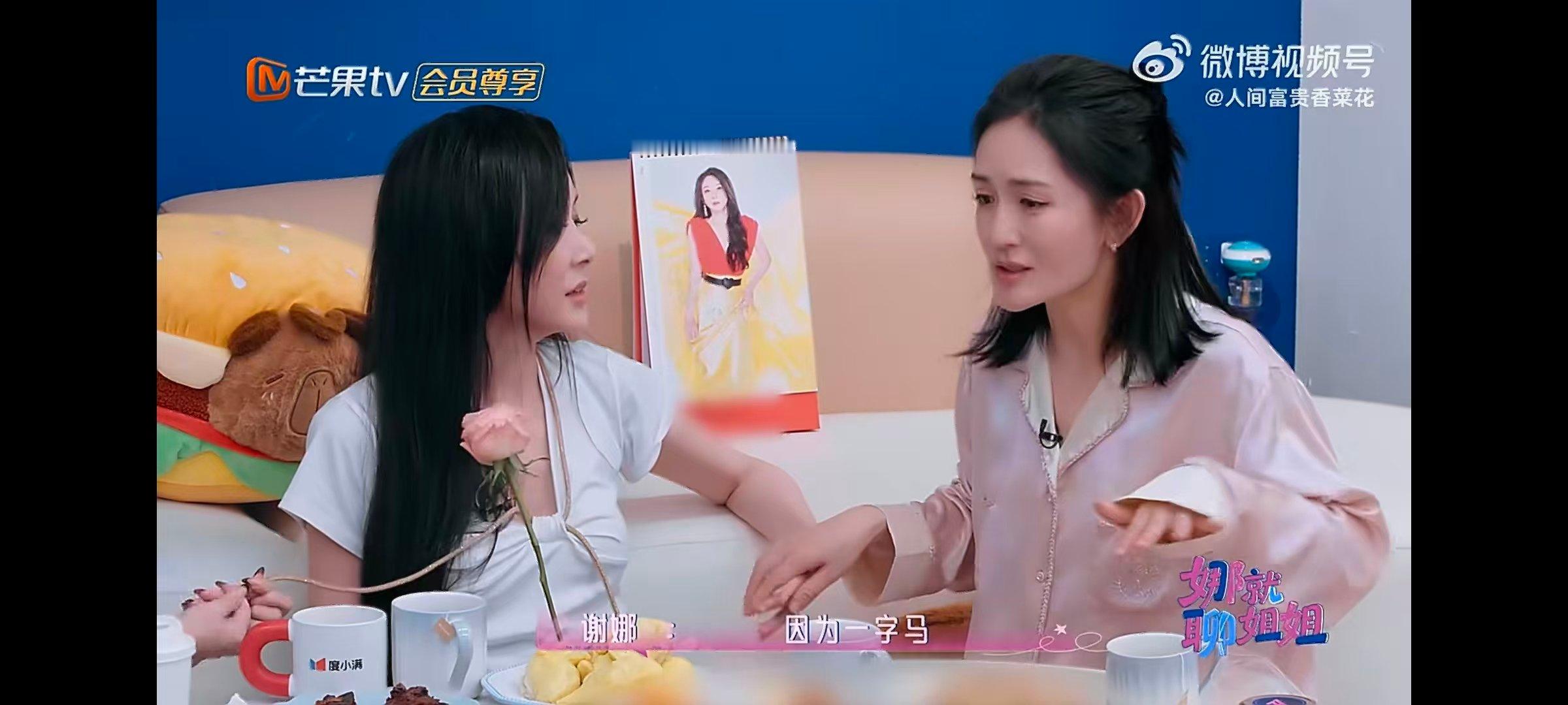 谢娜以为萧蔷一字马是AI乘风2026谢娜沉浸式被萧蔷惊艳，完美一字马以为是 AI