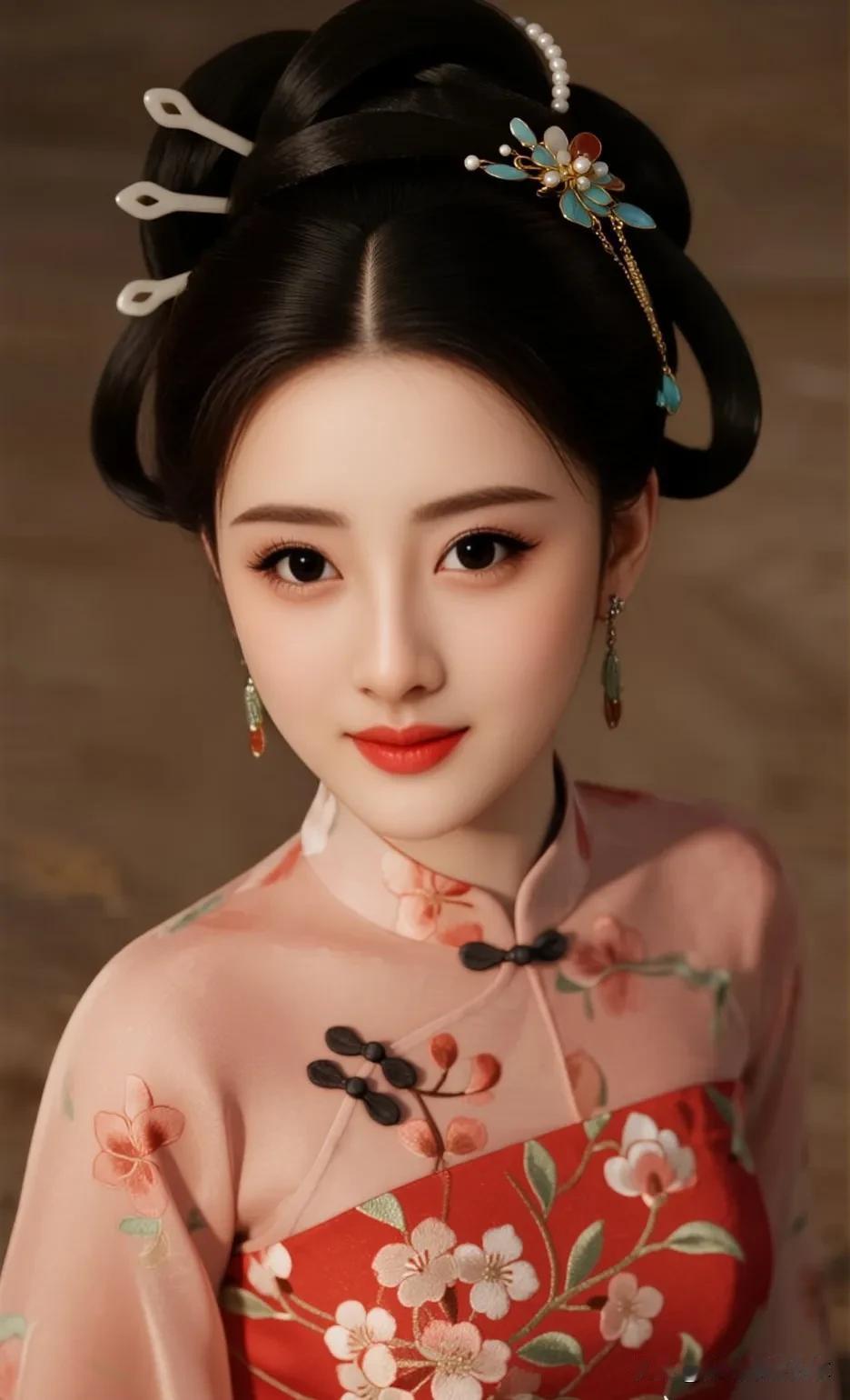 女生如何穿搭看起来时尚更有品味呢这汉服穿着也很不错哦！你们觉得呢？