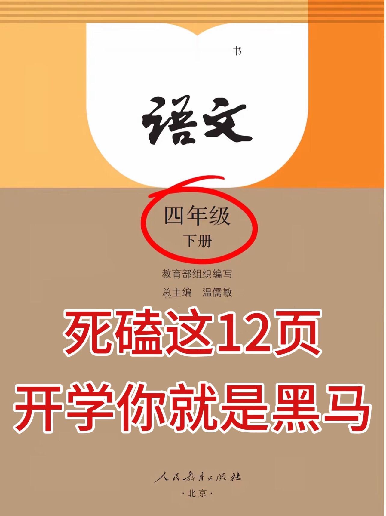 四年级下册语文全册高频考点总结‼️。