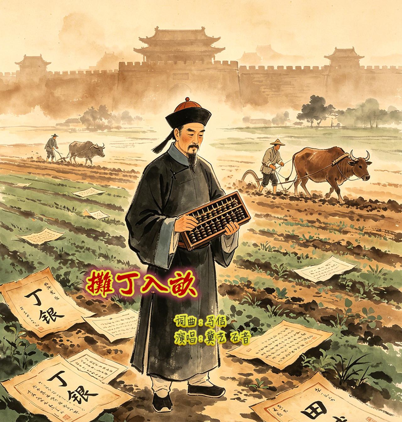 歌曲《摊丁入亩》热门话题 摊丁入亩 抖音热歌推荐🔥