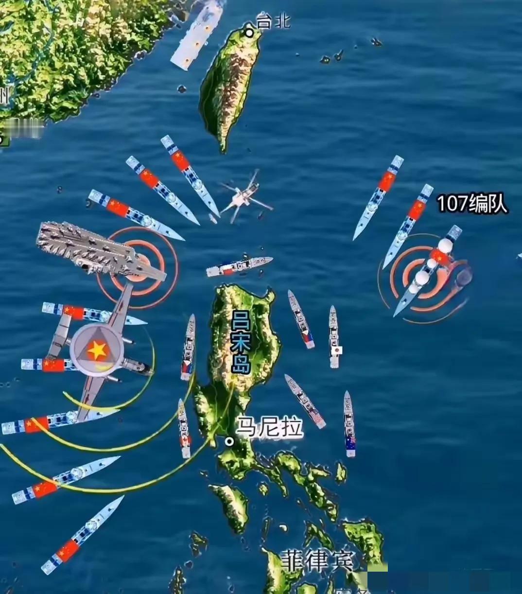 美日菲这次军演遭遇的“围困，绝对不是最后一次，14舰压迫，鹰击20贴脸开大，哪一
