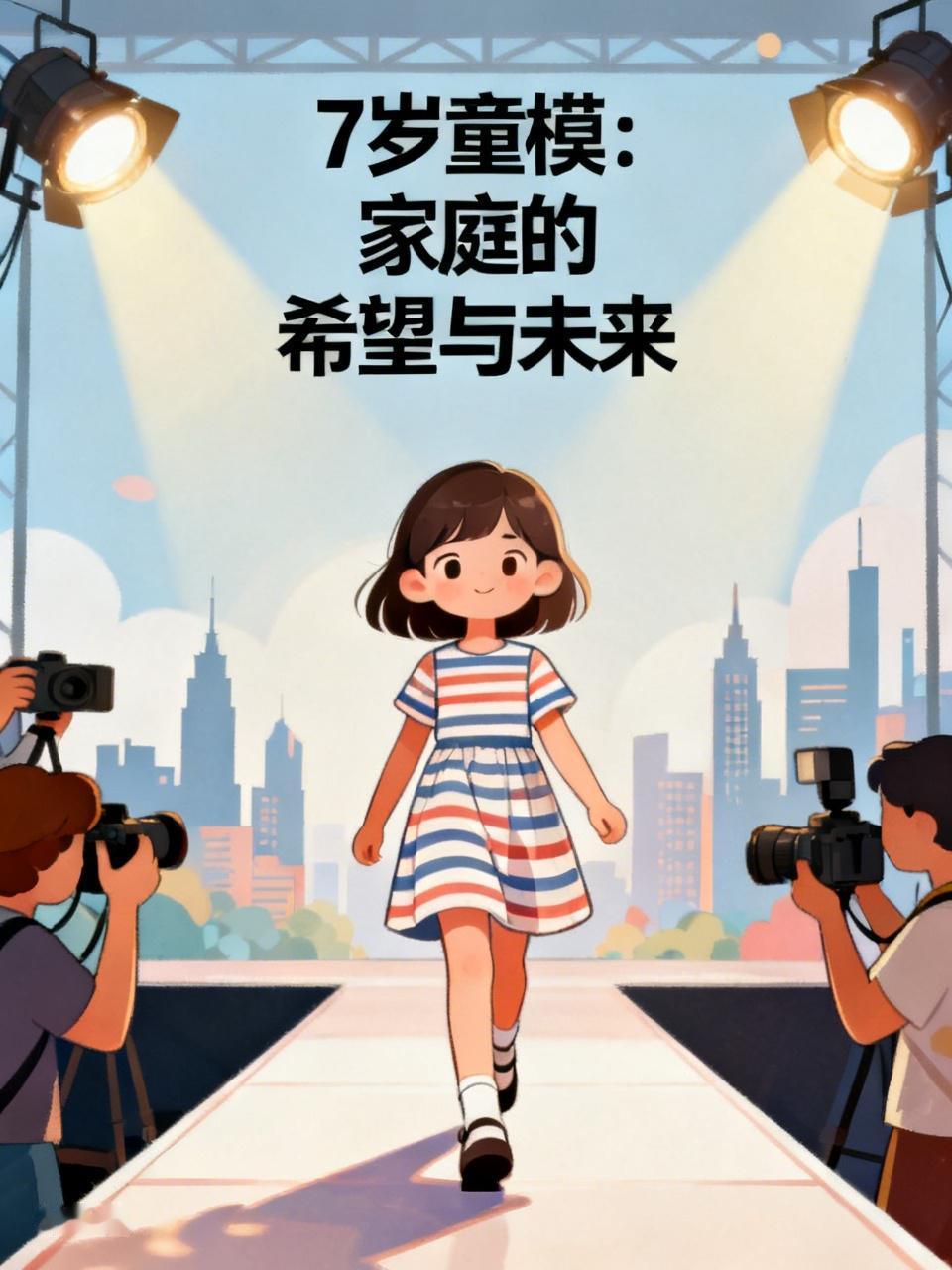 7岁童模养活全家，未来何去何从？

难以置信，一对30几岁的夫妻，正当壮年呢，爸