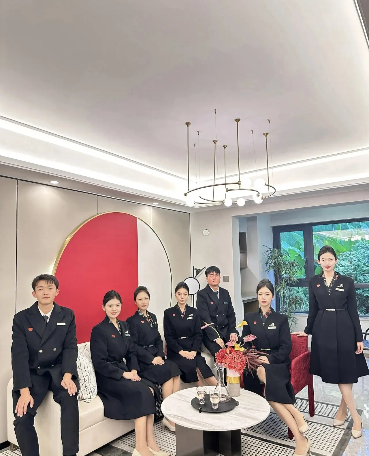 案场客服 职业装这样有范 职业装穿搭 工作服了解一下 工作服厂家