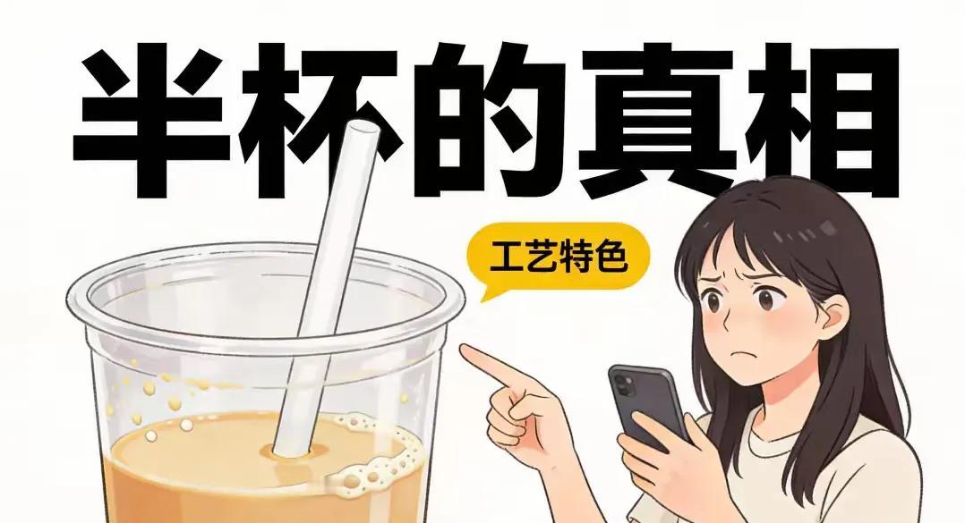 茶颜悦色奶茶“偷工减料”？回应：奶沫是工艺特色，消融后剩半杯正常

一杯刚做好的