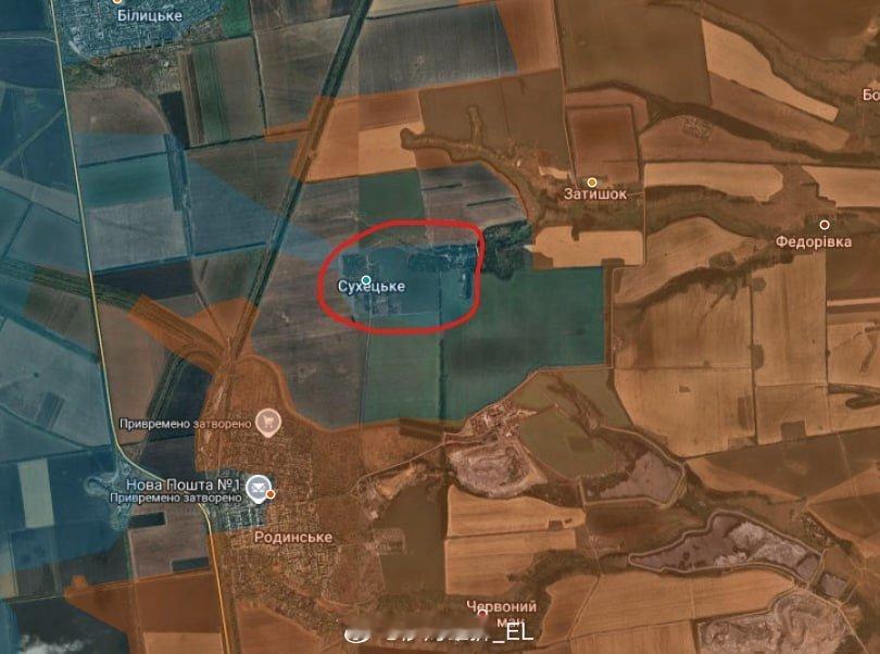 俄罗斯国家电视台发布视频，宣布俄罗斯海军步兵控制了罗金西克以北的苏赫科村。俄乌局