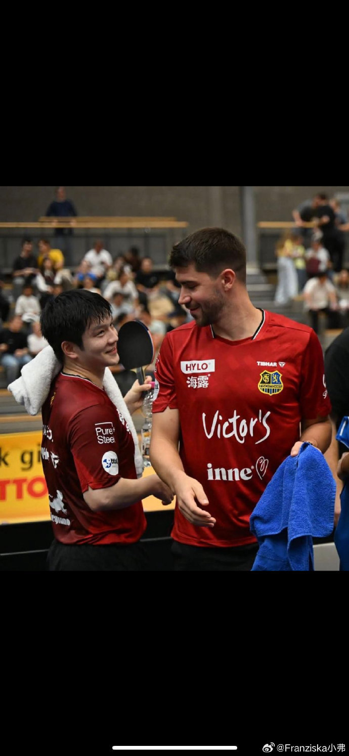 #弗朗西斯卡发文感谢樊振东#：Thank you for everything 