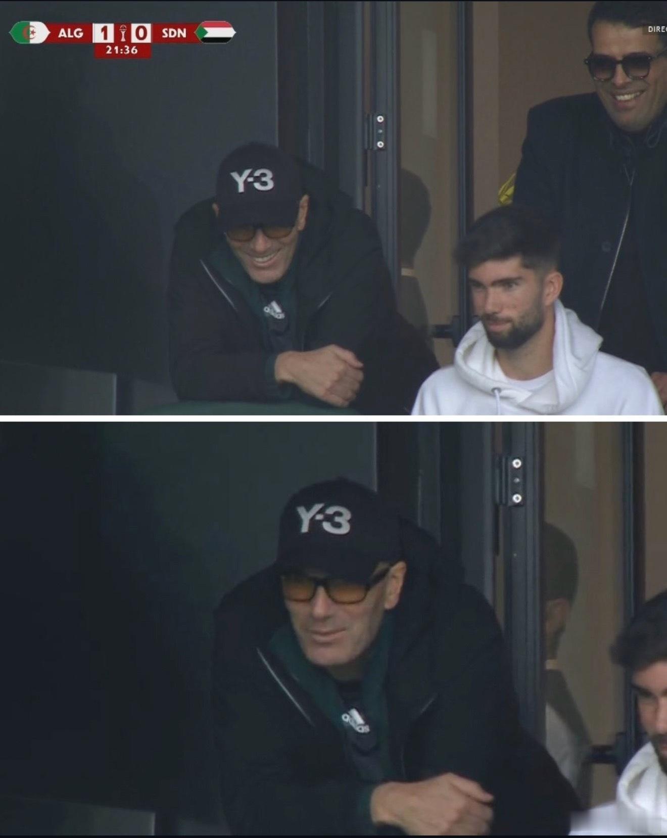 非洲杯阿尔及利亚队首战 3 比 0 零封苏丹队的比赛，法国球星齐达内的儿子卢卡-