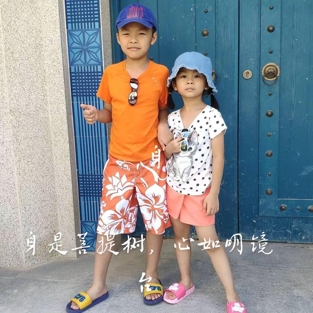 今日分享之身是菩提树心如明镜台。孩子世界真有趣
