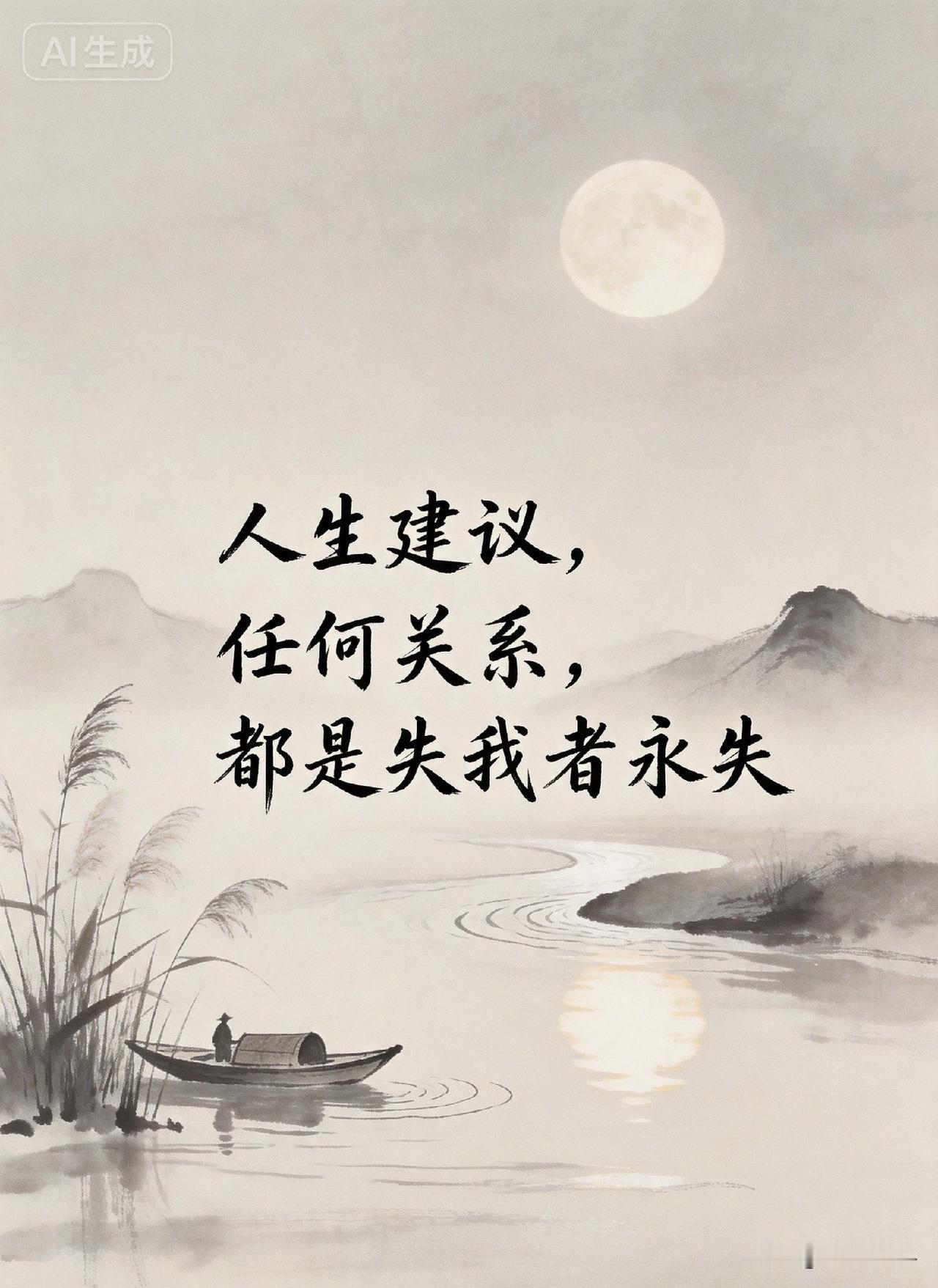 人生建议，任何关系，永远都是失我者永失

你有没有发现，那些在感情里卑微讨好、委