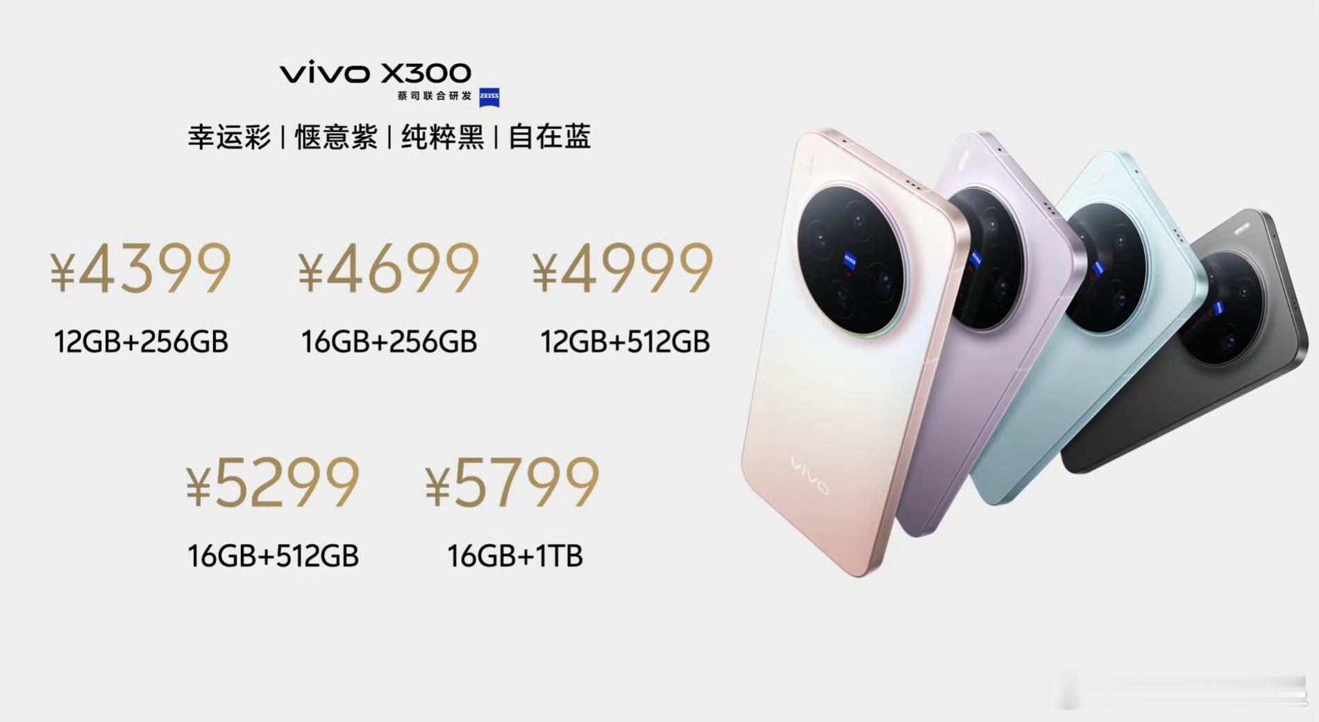 vivo X300系列￥4399起，感觉怎么样，比小米17标准版如何[思考]vi