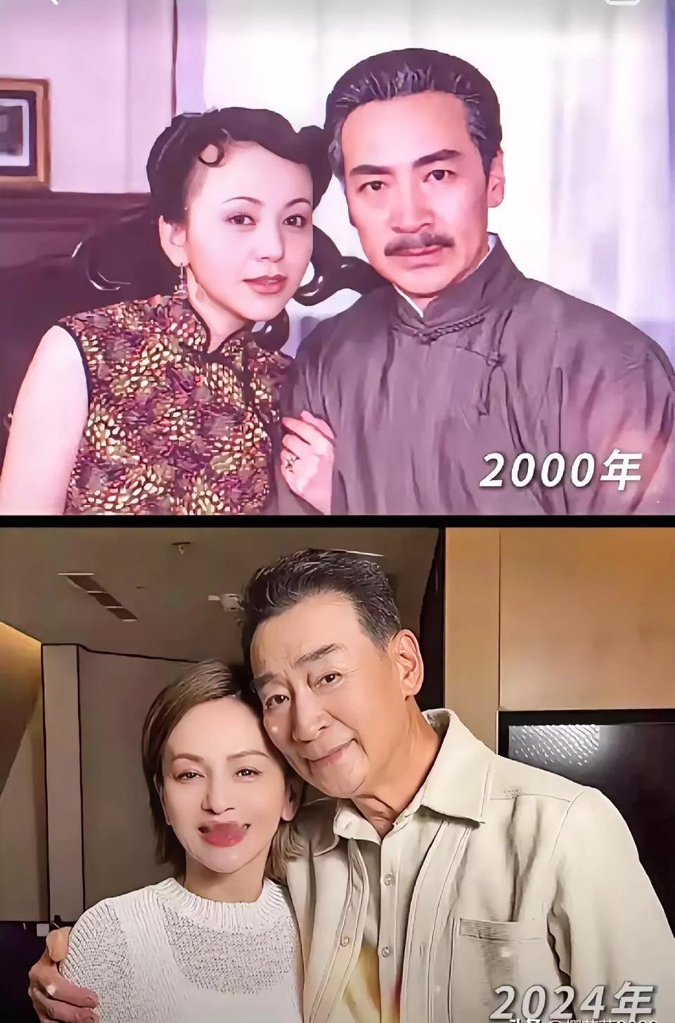 雪姨和寇振海，24年又一次同框！

这俩人真逗，

年纪大了也不显老…

年轻的
