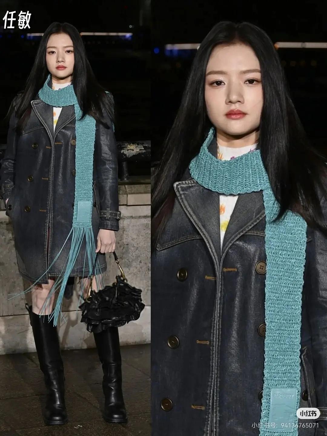 巴宝莉看秀生图，任敏你。。。是不是被造型师陷害了 