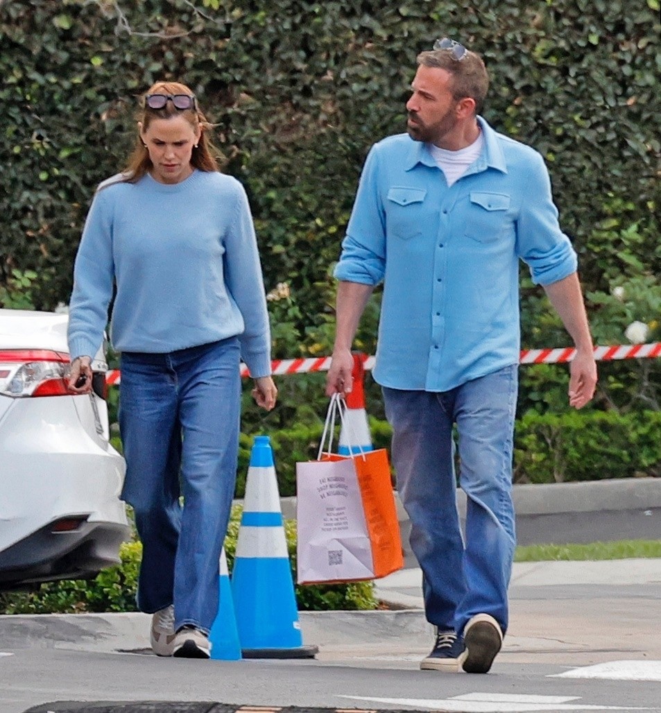 Jennifer Garner和Ben Affleck 21日洛杉矶外出 